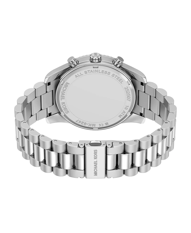 Michael Kors Men's Lexington Chronograph Stainless Steel Watch, 45mm