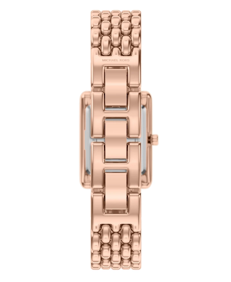 Michael Kors Women's Essex Three-Hand Rose Gold-Tone Stainless Steel Watch, 20mm