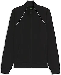 Boss by Hugo Boss Men's Contrast Piping Cotton-Blend Sweatshirt