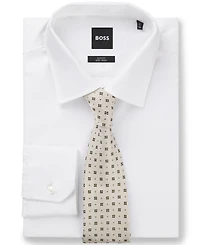 Boss by Hugo Boss Men's Jacquard Pattern Formal Silk Tie