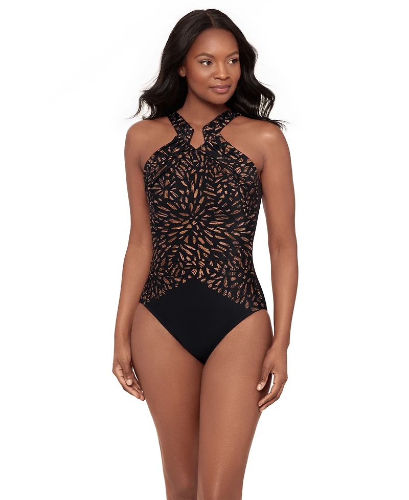 Miraclesuit Women's Costa D Oro Aphrodite Tummy Control One-Piece Swimsuit