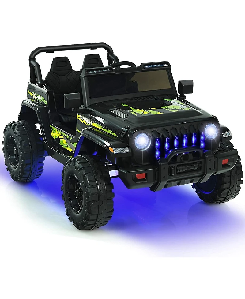 Sugift 12V Kids Ride-on Jeep Car with 2.4 G Remote Control