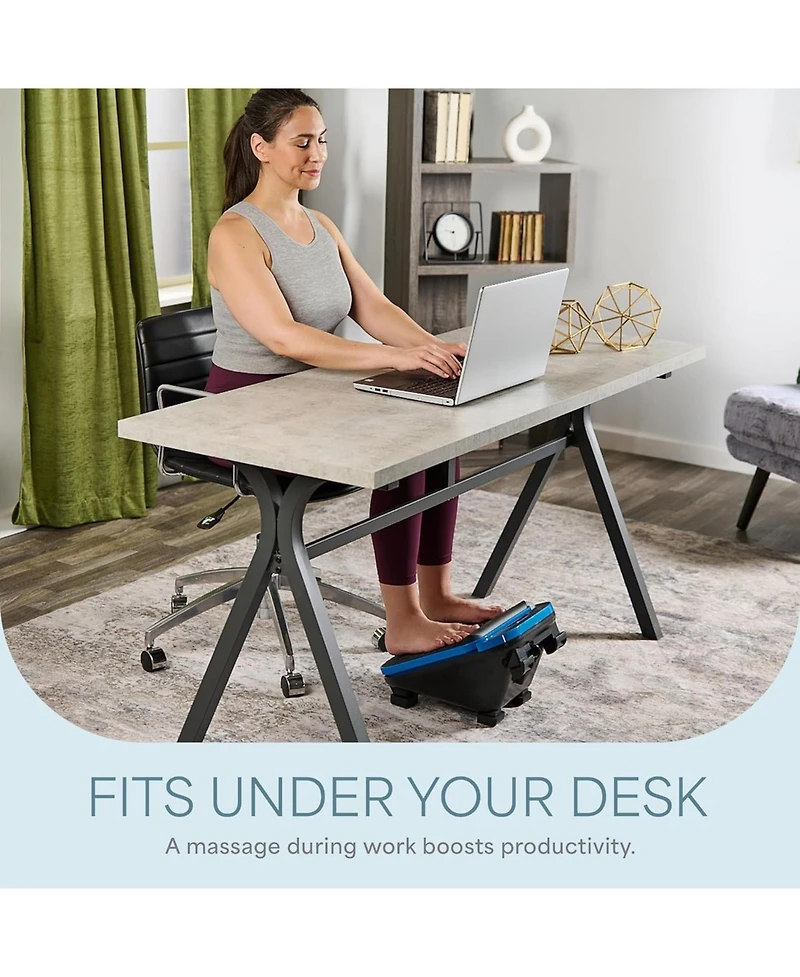 LifePro Foot Massager for Neuropathy - Heated Calf & Foot Therapy, Blood Revitalization