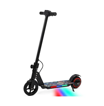 Artudatech 6.5 inch Foldable Kids Electric Scooter for Fun Rides, Up to 5 Miles, 150W Motor & Deck Lights