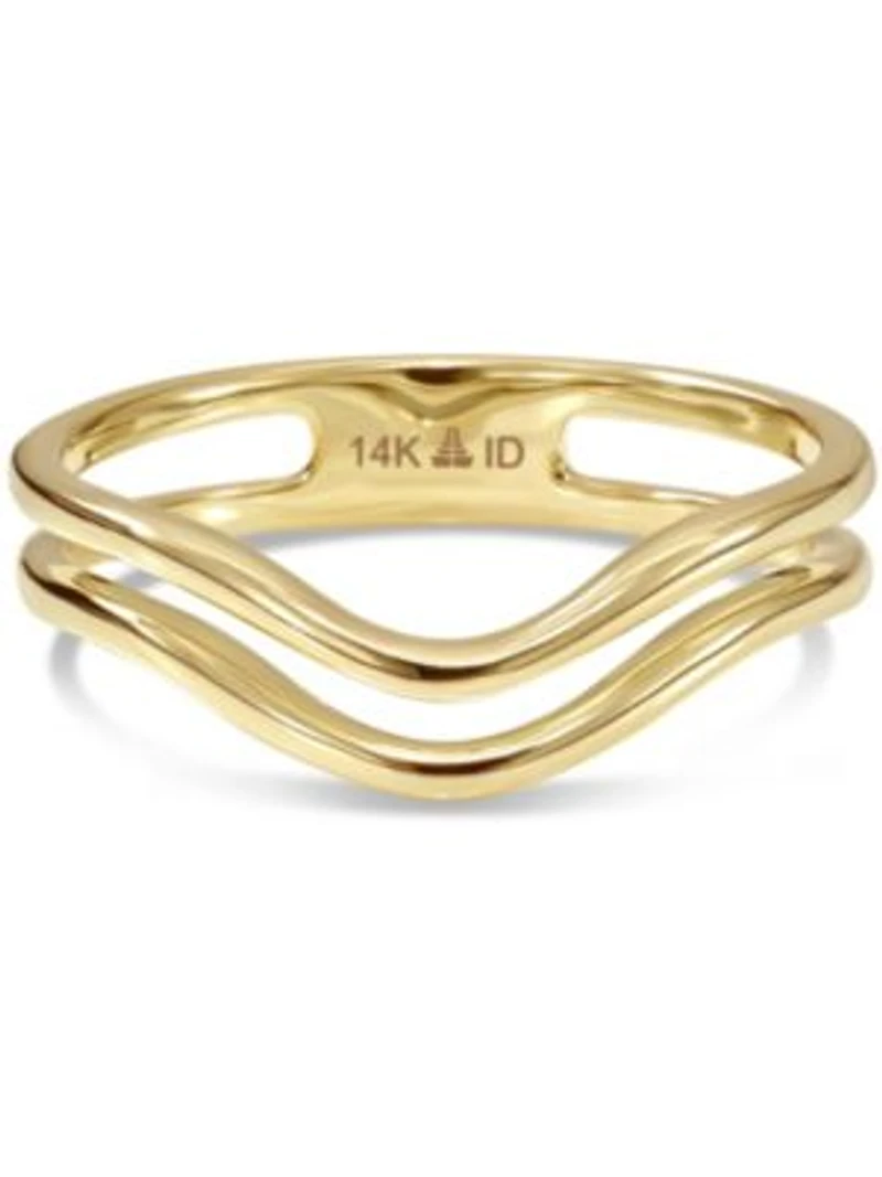 Devata Wishbone Arch Ring in 14K Gold