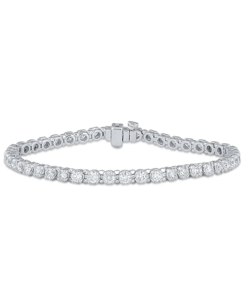 Macy's White Diamond Bracelet (5 ct. t.w.) in 10k Yellow Gold (also in 10k White Gold)