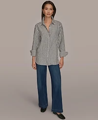 Donna Karan Weekend Women's Long-Sleeve Button-Down Shirt