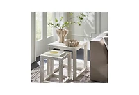 Z Gallerie Ivori Nesting Table