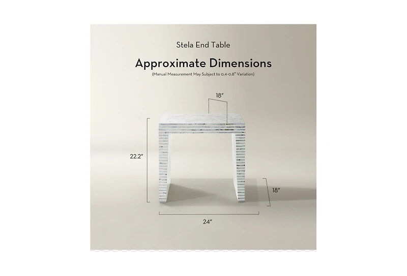 Z Gallerie Stela End Table