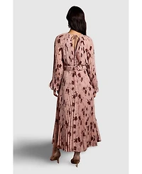 Coast Women's Long Sleeve Chiffon Wrap Midi Dress