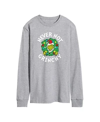 Airwaves Men's The Grinch Never Not Grinchy Graphic Long-Sleeve T-Shirt