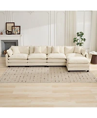 Streamdale Furniture Cloud Couch: Flexible, Modular Chenille Sofa for Ultimate Comfort