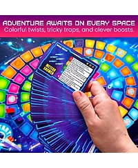 Quokka Space Board Game for Kids Ages 8-12 and Families – Fun Trivia with 50 Cards Learn Planets, Moons Facts Educ