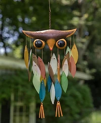 Uncommon Goods Owl Glass Wind Chime