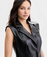 Bar Iii Women's Sleeveless Structured Vest, Macy's Exclusive