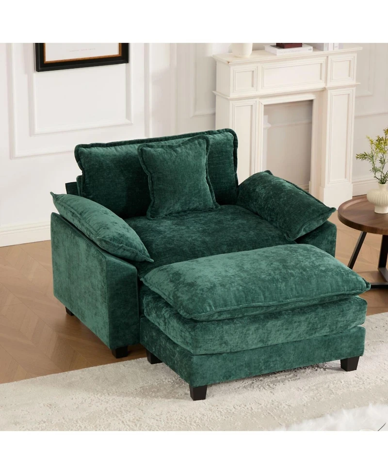 Streamdale Furniture Cloud Couch: Ultimate Comfort Chenille Sofa, Ergonomic & Modular Design