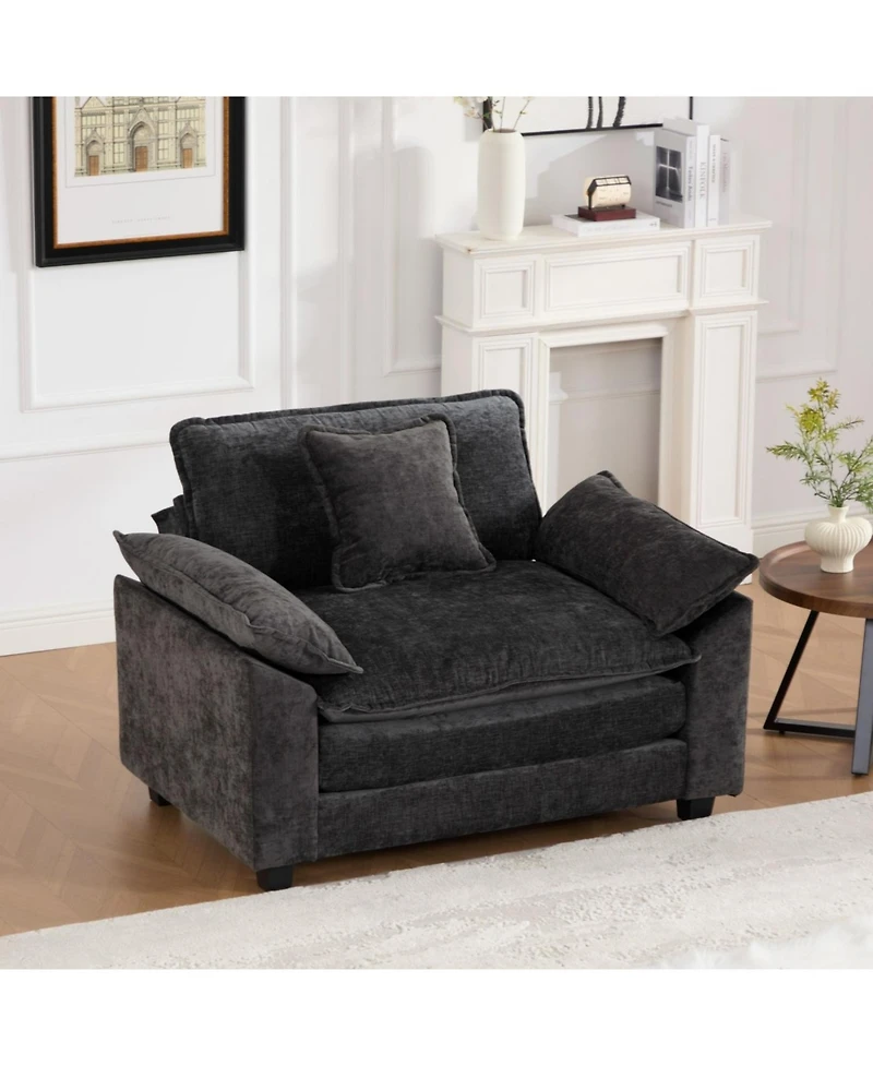 Streamdale Furniture Cloud Couch: Ultimate Comfort Chenille Sofa, Ergonomic & Modular Design