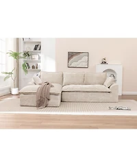 Streamdale Furniture Streamdale 103" Cloud Sectional Couch with L-Shape Chaise