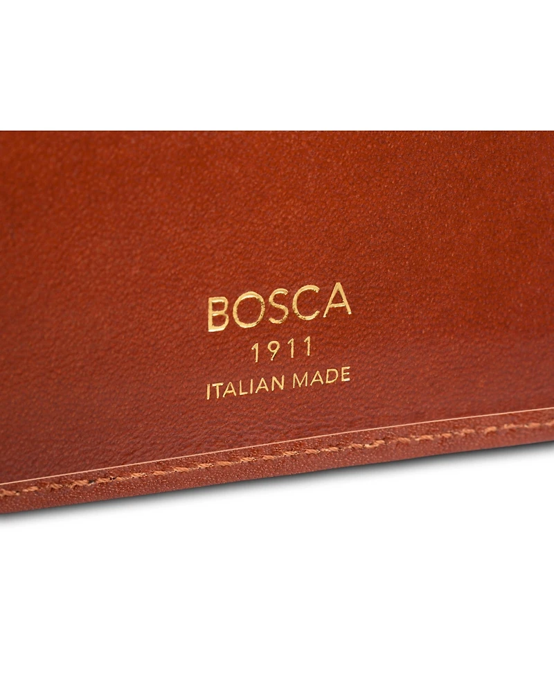 Bosca Men's Old Leather New Fashioned Collection-Small Bifold Wallet