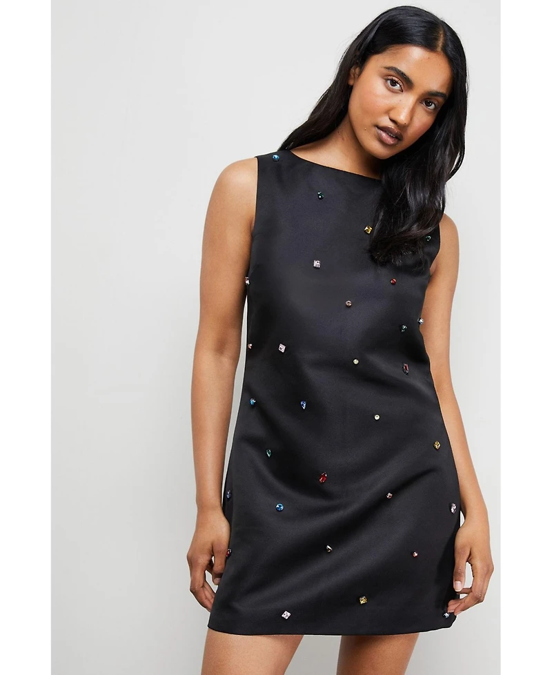 Warehouse Women's Sleeveless Sequin Mini Dress