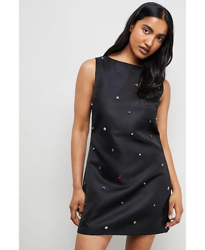 Warehouse Women's Sleeveless Sequin Mini Dress