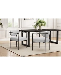 Streamdale Modern Upholstered Dining Chairs (Set of 2)