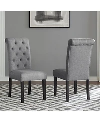 Streamdale 5-Piece Dining Set, Hairpin Dining Table with 4 Chairs, 4 Color Options