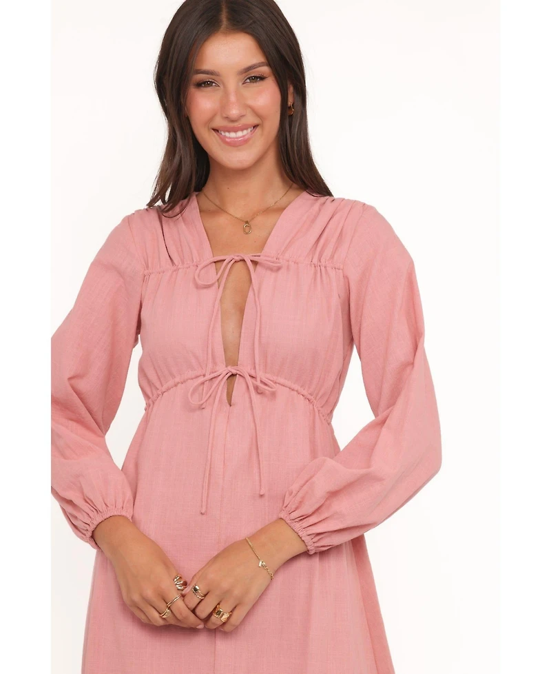 Petal and Pup Women's Riven Long Sleeve Maxi Dress