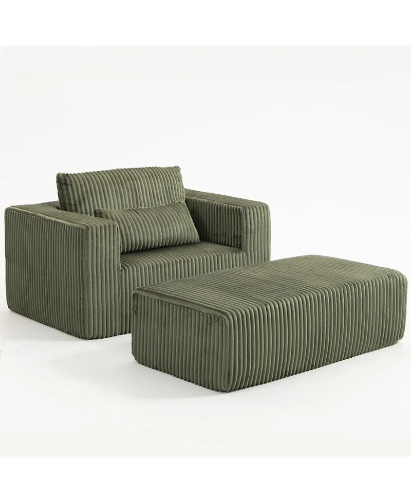 Streamdale Furniture Streamdale Modern 3-Seat Modular Chenille Sectional with Low-Profile Design