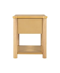 Streamdale Furniture Streamdale Wood Nightstand, Modern Bedside Table with Drawer (Set of 2