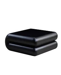 Streamdale Furniture Streamdale Black fiberglass Coffee Table