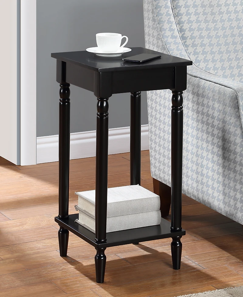 Convenience Concepts 14" Rubberwood Traditional End Table