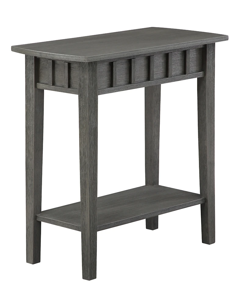 Convenience Concepts 24" Dennis Rubberwood End Table