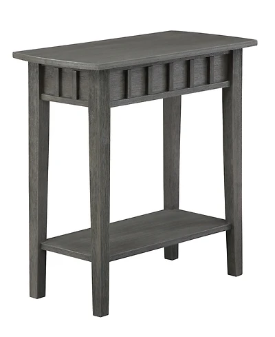 Convenience Concepts 24" Dennis Rubberwood End Table