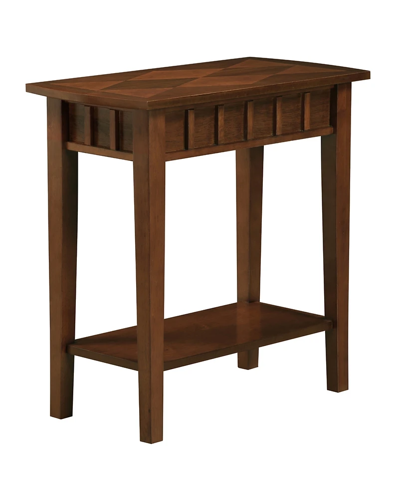Convenience Concepts 24" Dennis Rubberwood End Table