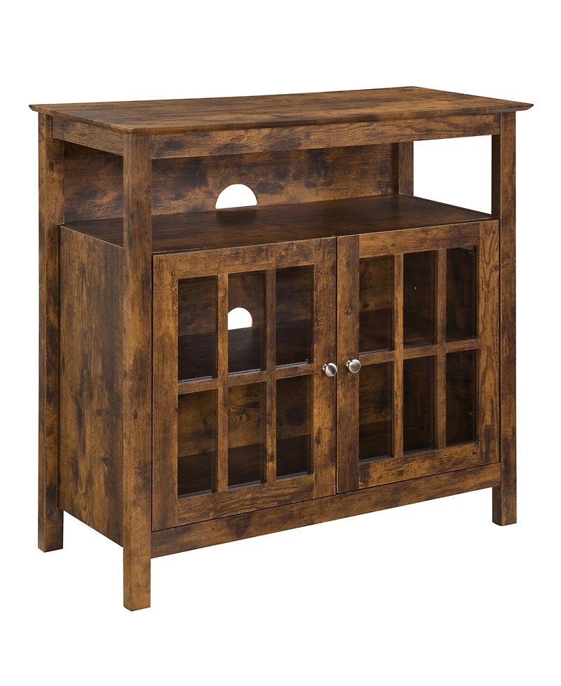 Convenience Concepts 36" Big Sur Highboy Tv Stand with Storage Cabinets