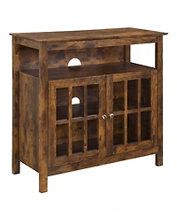 Convenience Concepts 36" Big Sur Highboy Tv Stand with Storage Cabinets