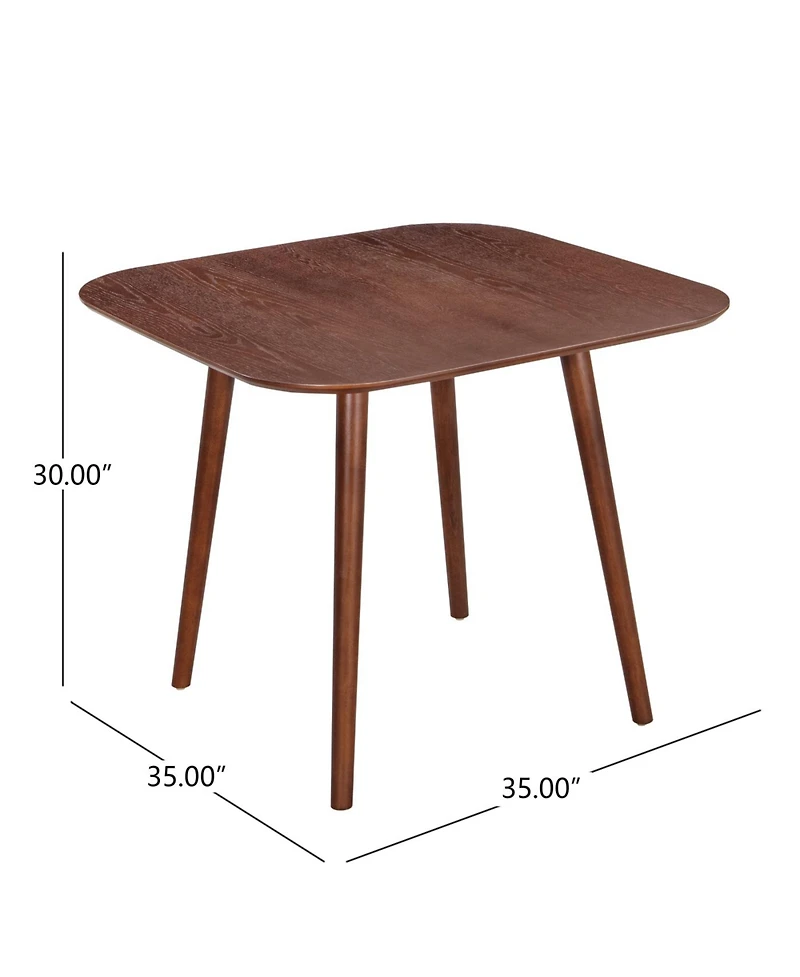 Streamdale Furniture Mid-Century Modern Dining Table with Tapered Legs