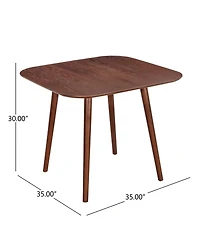 Streamdale Furniture Mid-Century Modern Dining Table with Tapered Legs