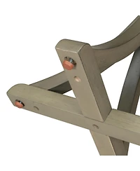 Streamdale Furniture Wooden Console Table with Oak Veneer Top - Farmhouse Entryway Table