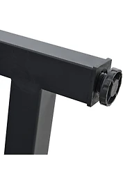 Streamdale Furniture Walnut Dining Table with Storage Platform (7135.4