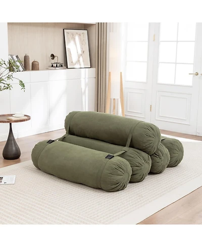 Streamdale Furniture Streamdale Adjustable Floor Sofa with Straps for Versatile Configurations