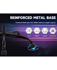 Streamdale Furniture Gaming chair, Ergonomic computer chair with footrest and lumbar backrest