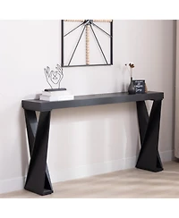 Streamdale Furniture Modern Console Table Narrow Entryway Sofa Table with Crossed Legs