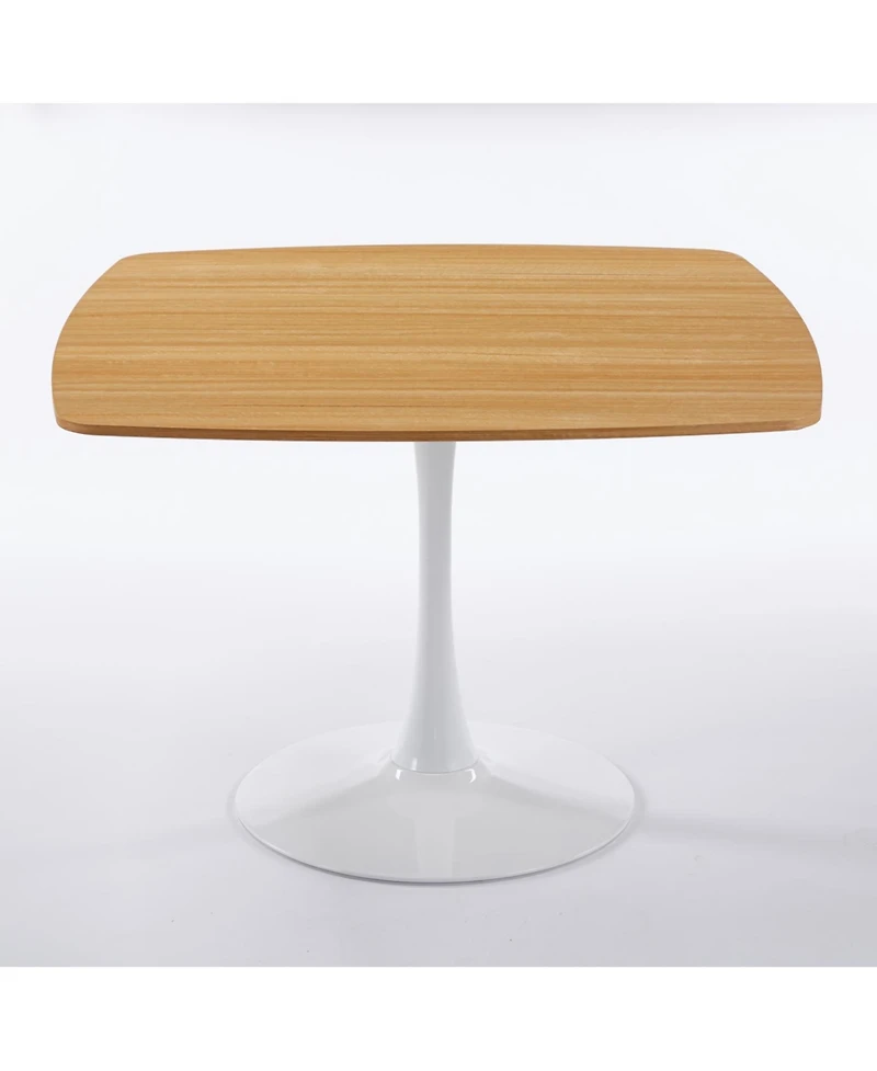 Streamdale Furniture 42" Square Tulip Dining Table (Seats 2-6) - Modern Mid-Century Kitchen Table