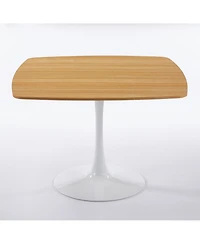Streamdale Furniture 42" Square Tulip Dining Table (Seats 2-6) - Modern Mid-Century Kitchen Table