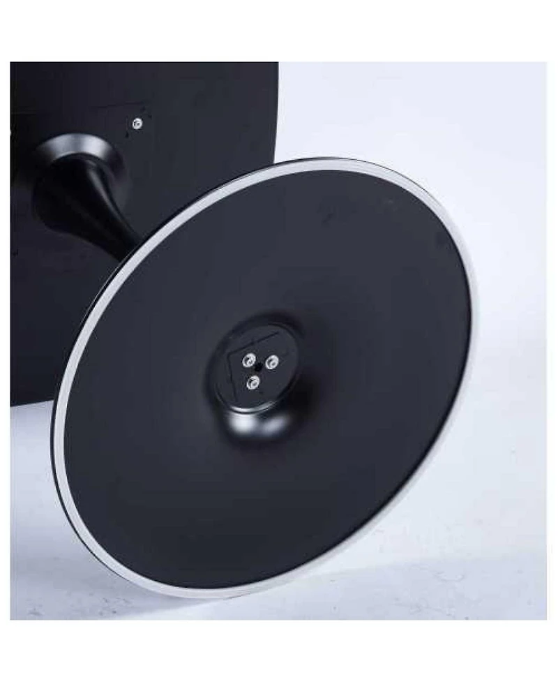 Streamdale Furniture 24" Black Square Tulip Dining Table for 2-4 People