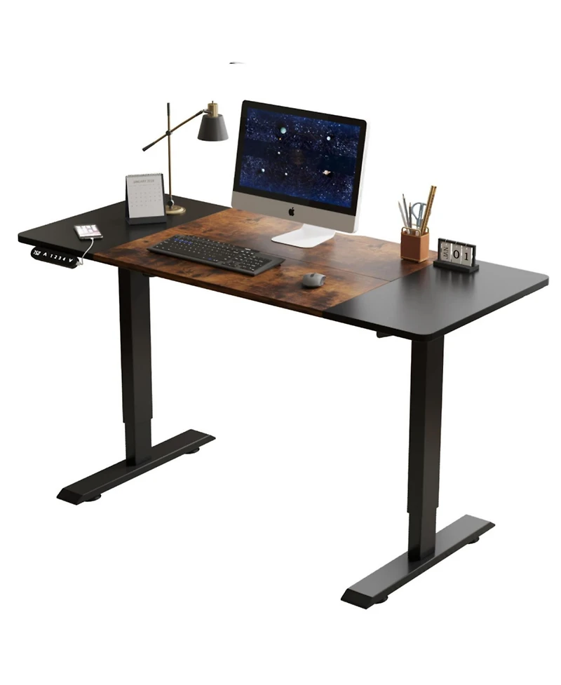Streamdale Furniture Electric Standing Desk - Adjustable Height Computer/Gaming Table (55")