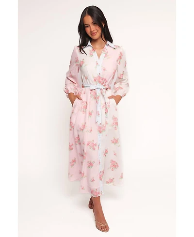 Petal and Pup Women's Juni Button Up Maxi Dress