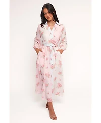 Petal and Pup Women's Juni Button Up Maxi Dress